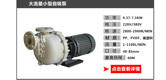 大流量小型自吸泵