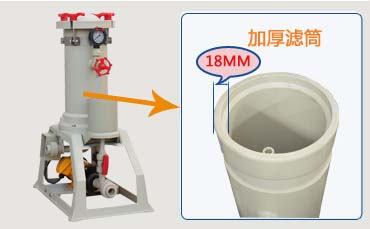 化學(xué)鎳過(guò)濾機(jī)加厚濾筒